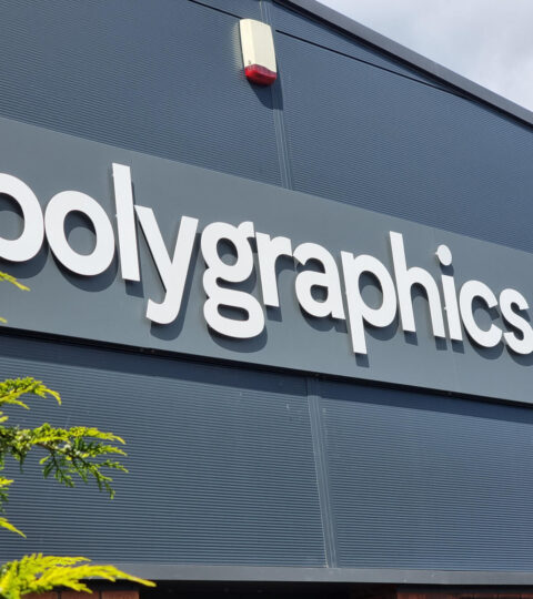 polygraphics logo signage